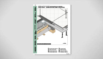 Unidrain construction guide CONCRETE ON STEEL SHEET CONSTRUCTION 400x230 free standing 2
